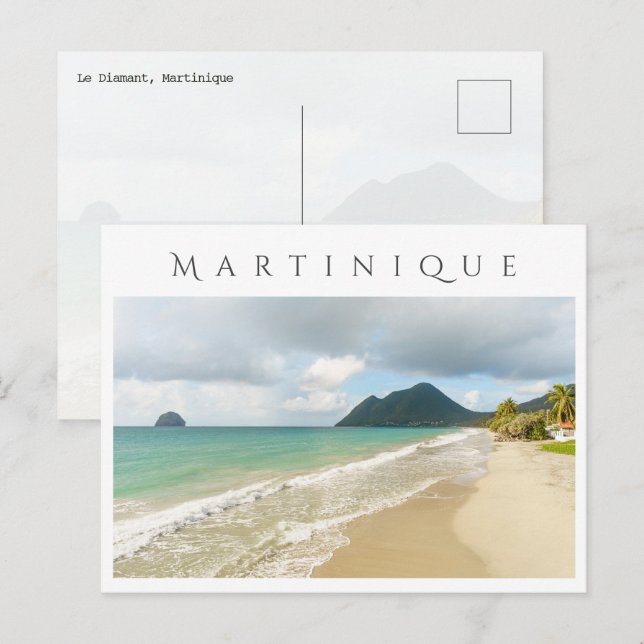 Postal La Diamant, Martinique travel (Anverso / Reverso)