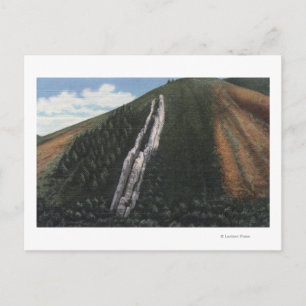 Postal La diapositiva del diablo cerca de la frontera Uta