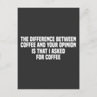 La Diferencia Entre Café y Tu Opinión 