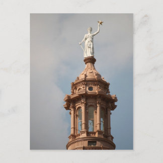 Postal La diosa de la libertad