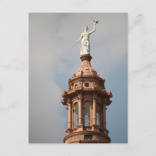 Postal La diosa de la libertad (Anverso)