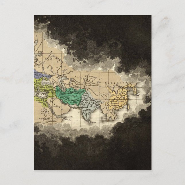 Postal La disolución del Imperio Occidental (Anverso)