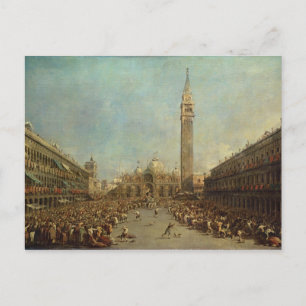 Postal La distribución de los denarii a los pobres en San