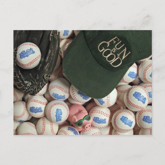 Postal La diversión es buena (Anverso)