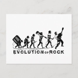 Postal La divertida evolución del rock