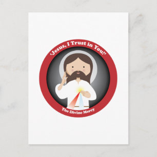 Postal La divina misericordia de Jesús