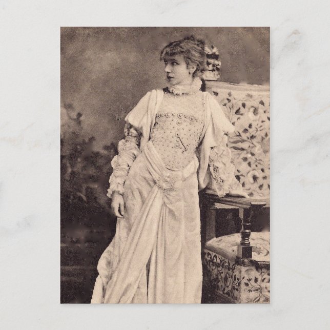 Postal La Divina Sarah (Anverso)