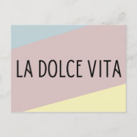 La dolce vita letras en italiano