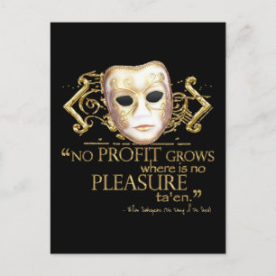 Postal La doma de la cotización de la codicia (versión do