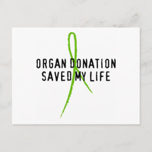 Postal La donación de órganos salvó mi vida