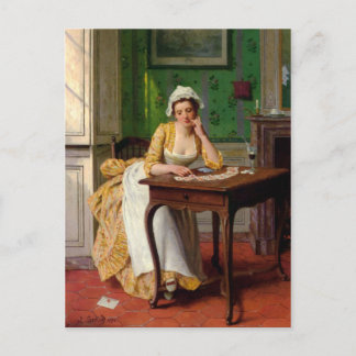 Postal La doncella de la dama - Caraud