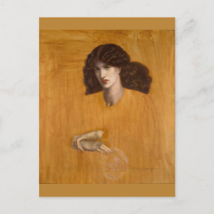 Postal La Donna Della Finestra de Dante Gabriel Rossetti