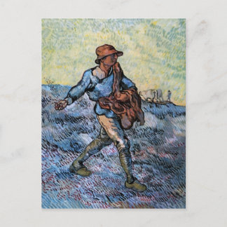 Postal La ducha (después de Millet), Bella Artes Van Gogh