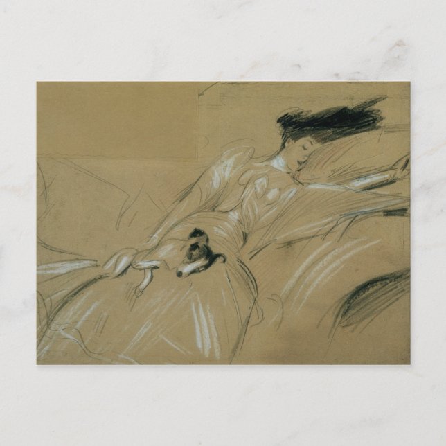 Postal La duquesa de Marlborough (Anverso)