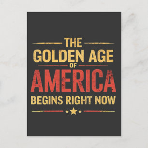 Postal La Edad de Oro de los Estados Unidos comienza ahor