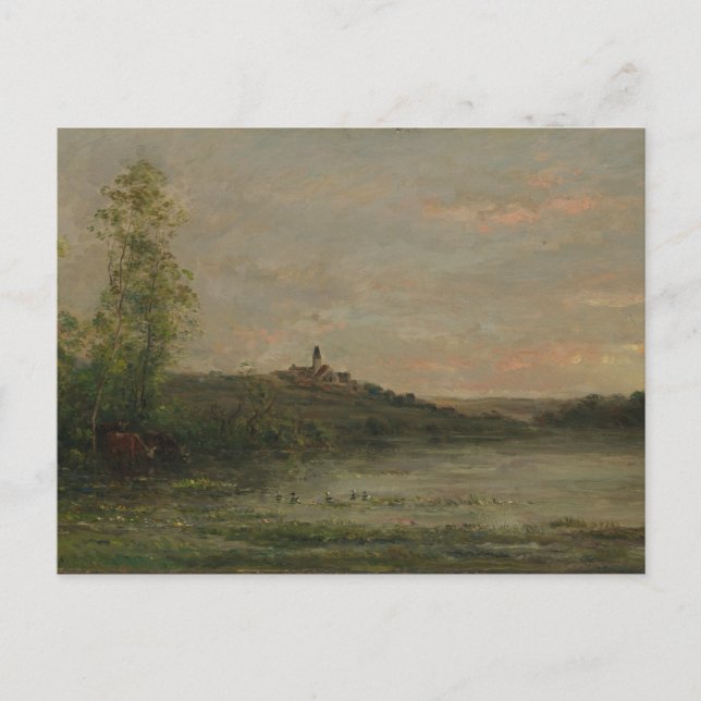 Postal La edición impresa de Charles-François Daubigny de (Anverso)