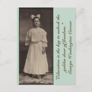 Postal La educación es la clave para abrir la puerta de o