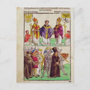 Postal La ejecución de Jan Hus