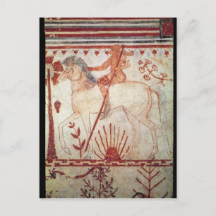 Postal La emboscada del príncipe troyano Troilus
