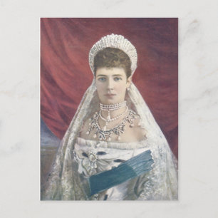 Postal La Emperatriz De La Dowager De Rusia