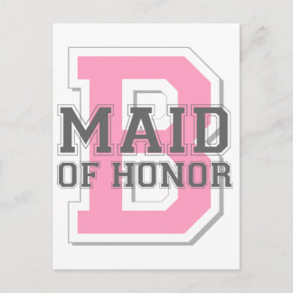 Postal La empleada de honor Cheer