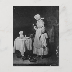 Postal La enfermera atenta, c.1738