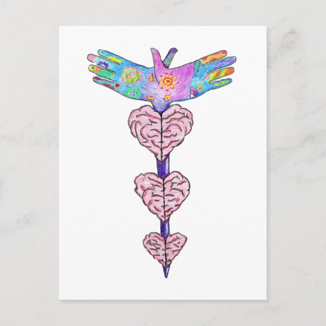 Postal La enfermería es un arte y una ciencia (Anverso)