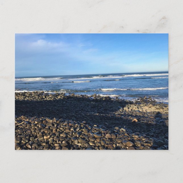 Postal La ensenada en la costa, Oregón (Anverso)