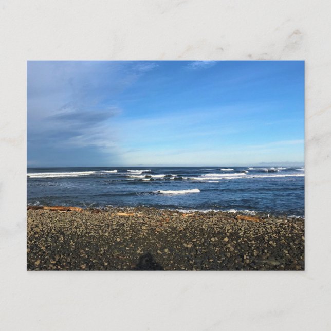 Postal La ensenada en la costa, Oregón (Anverso)