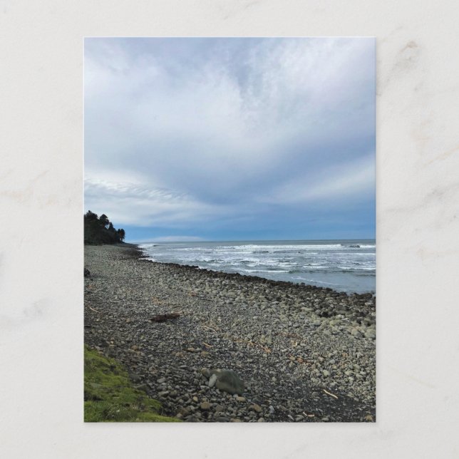 Postal La ensenada en la costa, Oregón (Anverso)