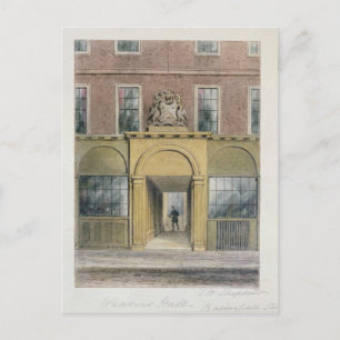 Postal La entrada al Salón de los tejedores, 1854