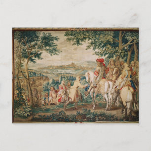 Postal La entrega de Marsal en taller de los duendes