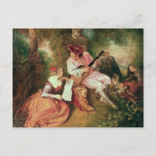 Postal La escala del amor, 1715-18