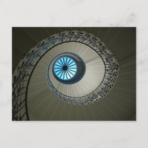 Postal La escalera Tulipán y la linterna en la Casa de la