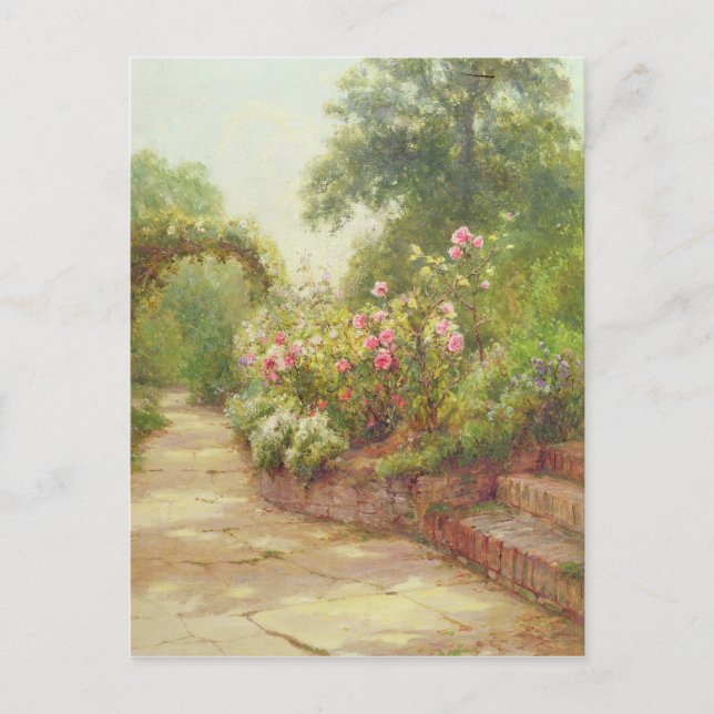 Postal La Escalinata Del Jardín (Anverso)