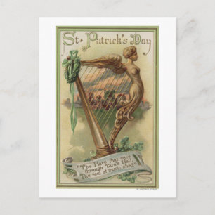 Postal La escena del Harp of Hara Hall