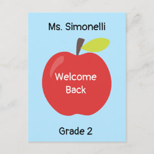 Postal La escuela de bienvenida de profesores de Apple ro