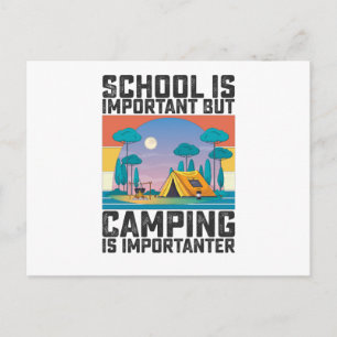 Postal La Escuela Es Importante, Pero Caminar Es Importan