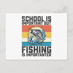 Postal La escuela es importante pero la pesca es más impo