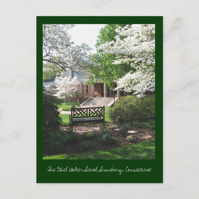 Postal La escuela Ethel Walker, Springtime (Anverso)