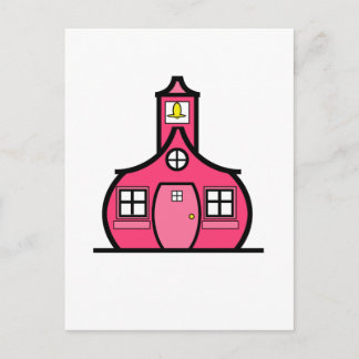 Postal La Escuela Rosa