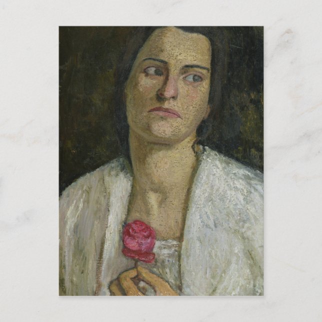 Postal La escultora Clara Rilke-Westhoff 1905 (Anverso)
