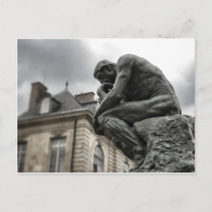 Postal La escultura de Rodin en París