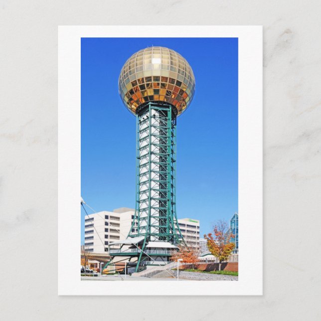 Postal La esfera del sol - Knoxville, Tennessee, EE.UU. (Anverso)