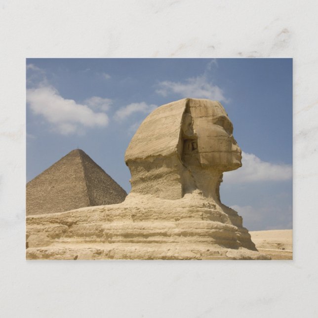 Postal La Esfinge, Giza, Al Jizah, Egipto (Anverso)