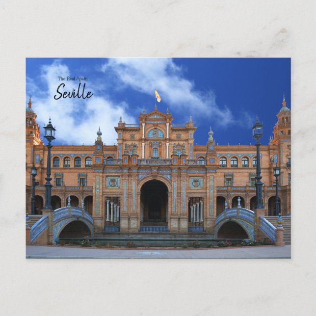 Postal La España Real - Sevilla (Anverso)