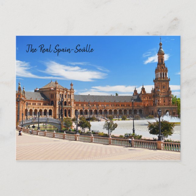 Postal La España Real - Sevilla (Anverso)