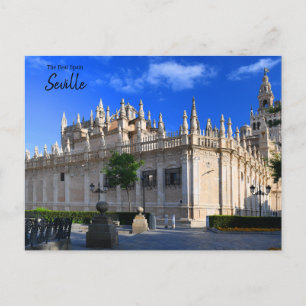 Postal La España Real- Sevilla