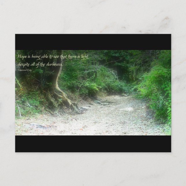 Postal La esperanza es... (Anverso)