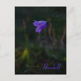 Postal La esperanza es como un harebell CC0229